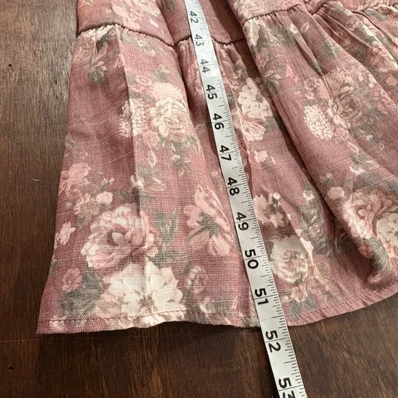 Trixxi Tiered Floral Maxi Dress XL Cottage Fairy Prairie Peasant Garden Party - Picture 7 of 14